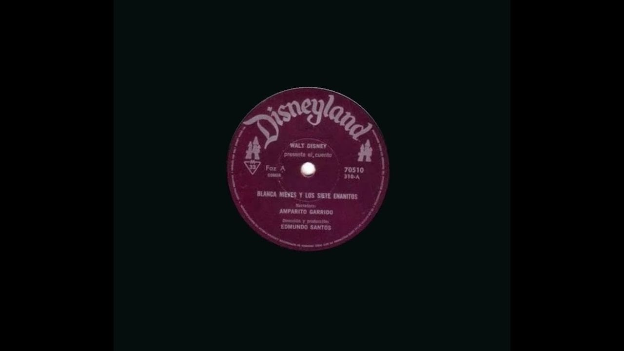 CUENTO de Blanca Nieves y Los Siete Enanitos (VINILO - Década del 60)