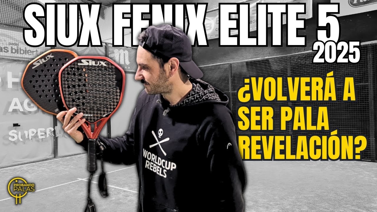 Siux FENIX ELITE 5...¡POTENCIA FÁCIL en una pala muy POLIVALENTE! ¿La mejor CALIDAD/PRECIO? #padel