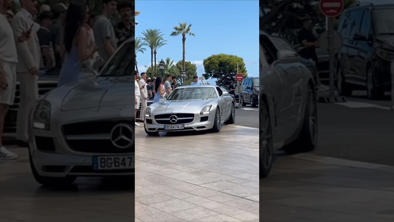 Stunning Mercedes SLS AMG in Monaco #monaco #supercars #mercedes #lifestyle