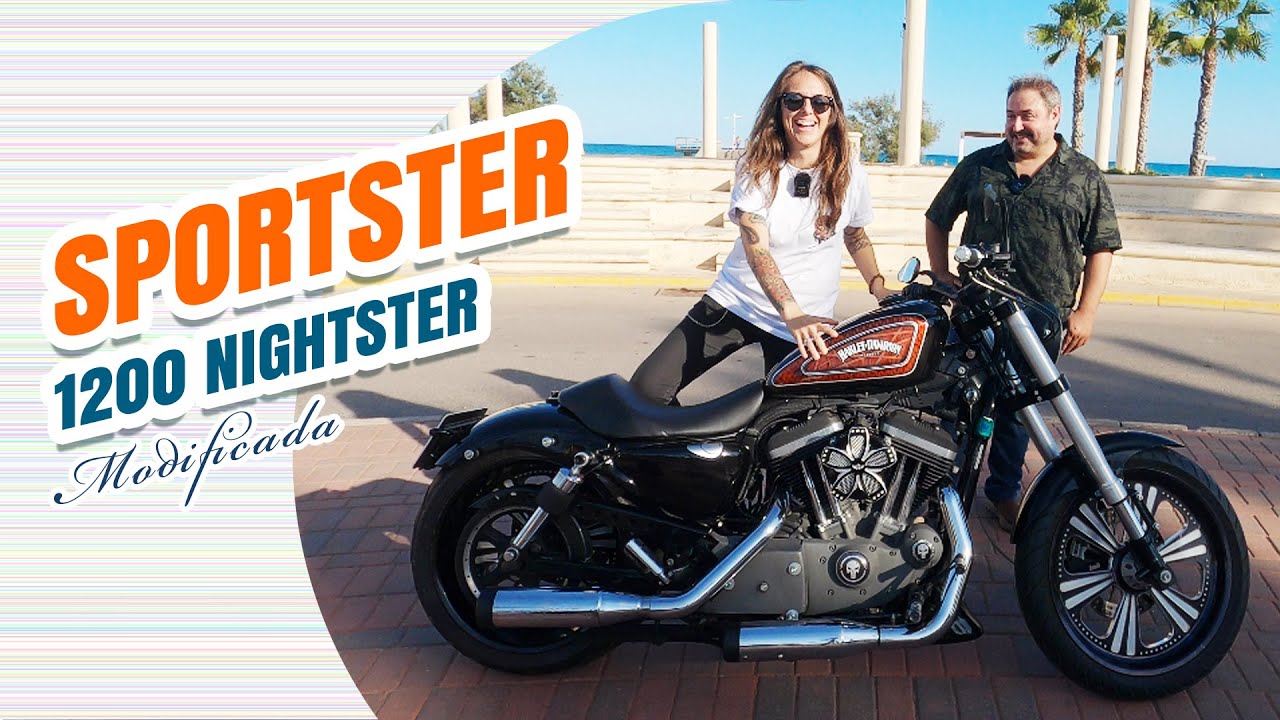 Sportster 1200🔥 👉Nightster (2008) 👉Transformada con rueda 260