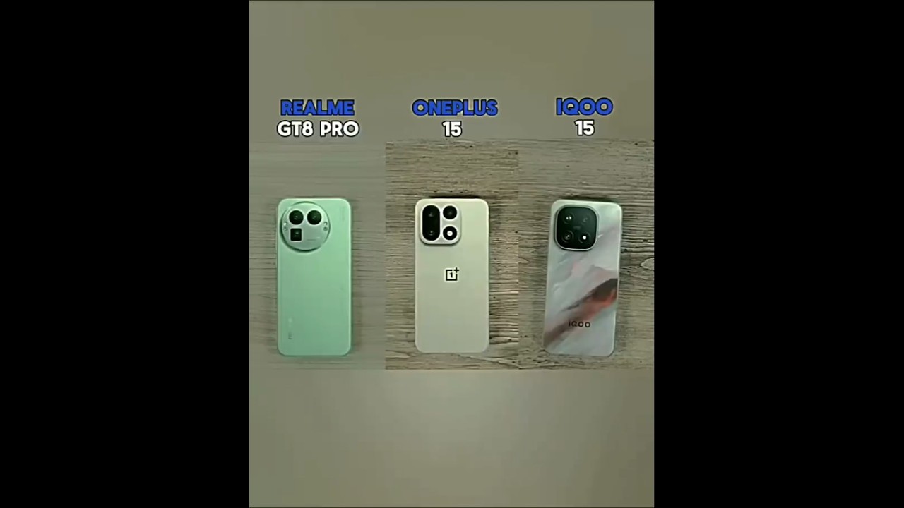 realme gt 8 pro vs iQOO 15 vs oneplus 15 💥 battery test😱