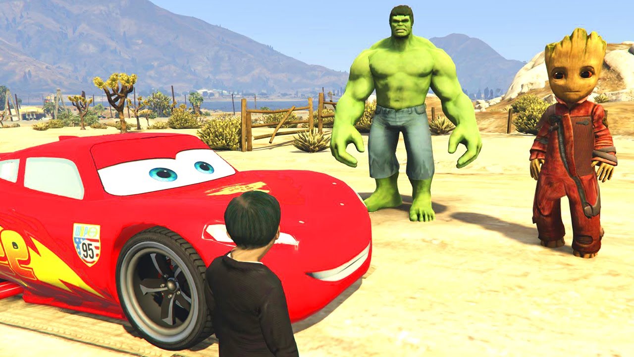 Bebek Groot ile Bir Uzay Macerası Örümcek Şimşek (GTA 5 Gerçek Hayat)
