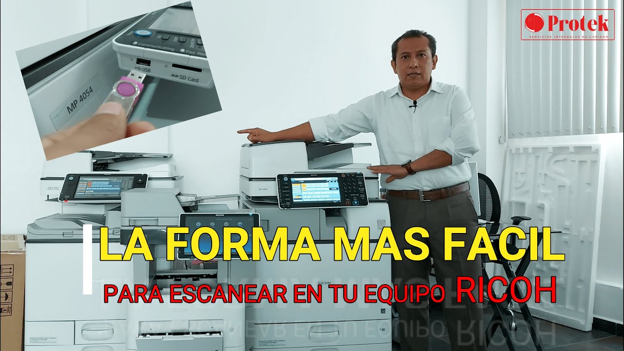 COMO ESCANEAR DE FORMA SENCILLA EN EQUIPOS RICOH