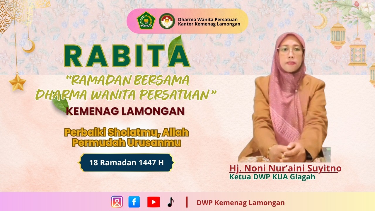 Perbaiki Sholatmu, Allah Permudah Urusanmu, RABITA 18 Ramadan 1447 H