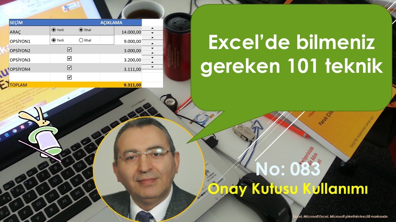 Excel Onay Kutusu (Check Box)