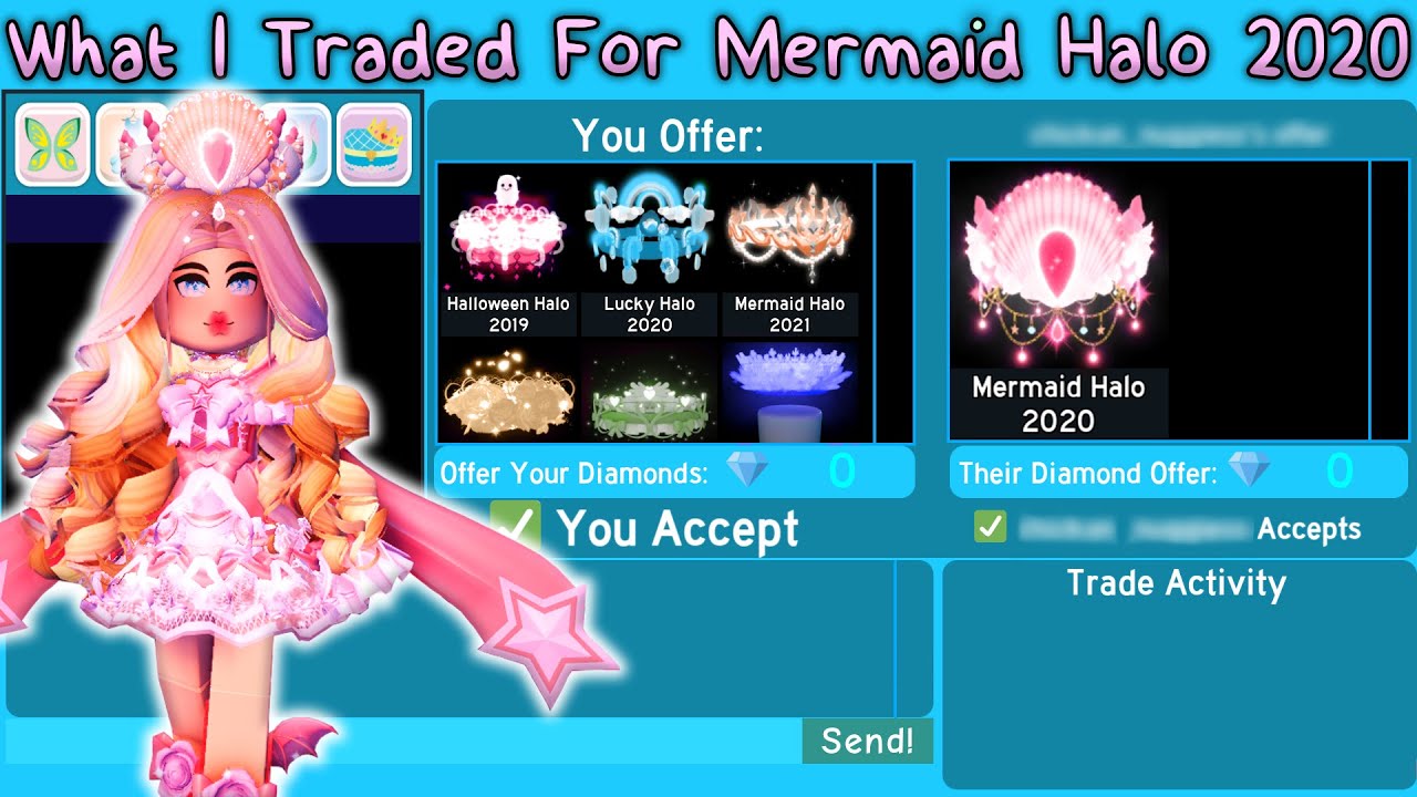 What I Traded For Mermaid Halo 2020 (Royale High Trading)