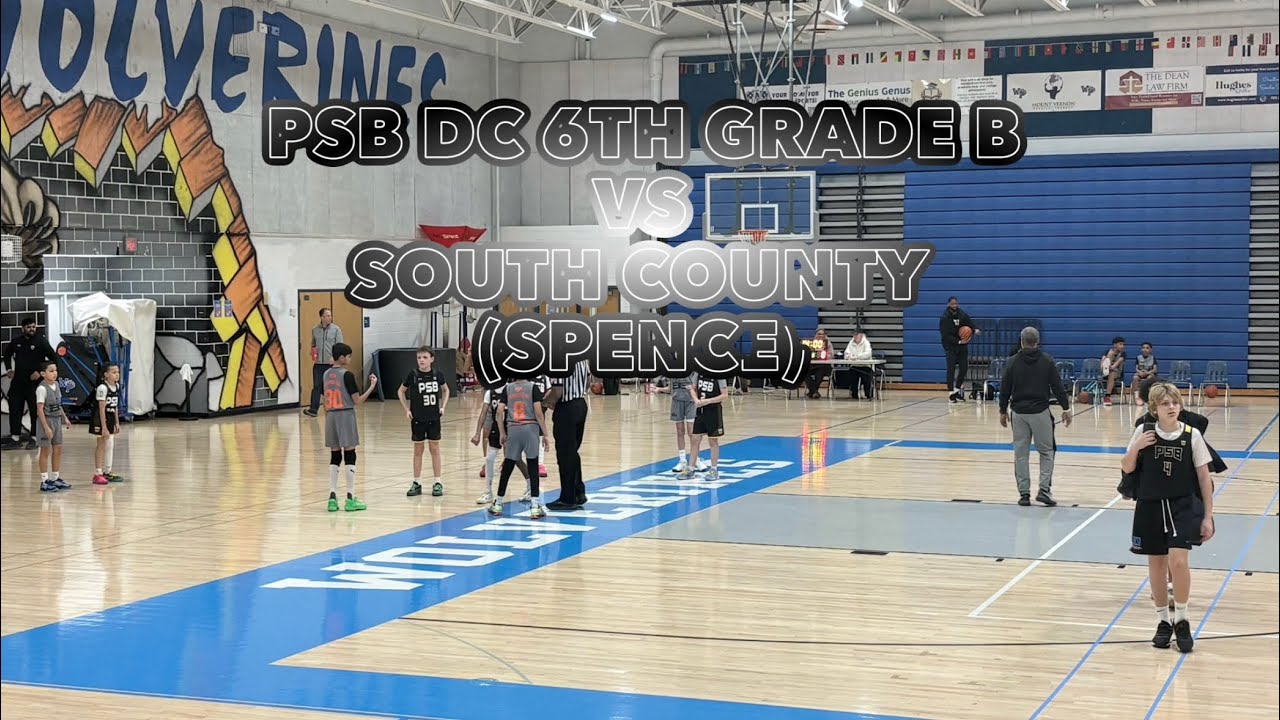 PSB DC 6th Grade B vs B5 basketball 