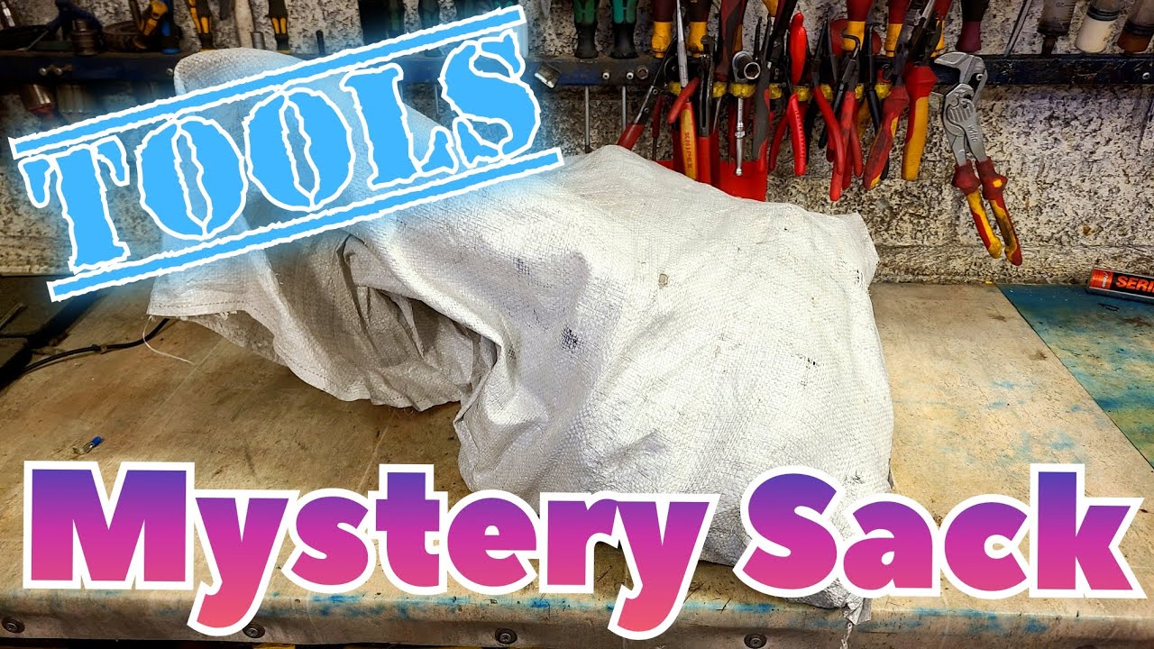Another mystery bag of broken power tools. What's inside??