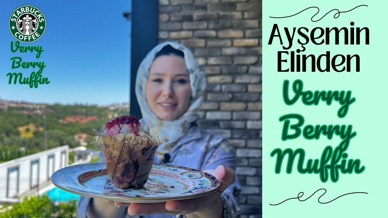 Ayşem'in Verry Berry Muffini | Starbucks Orman Meyveli Muffin Tarifi #muffins