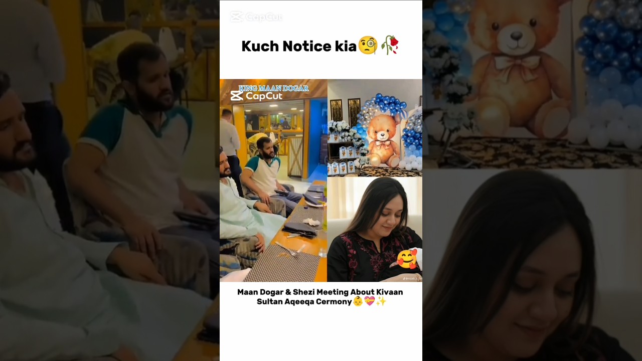 Kuch Notice kia🧐🥀Dogar Meeting for kivan Aqeqa🥹💗#rajabfamily #emaanrajab #viralvideo #trendingshorts