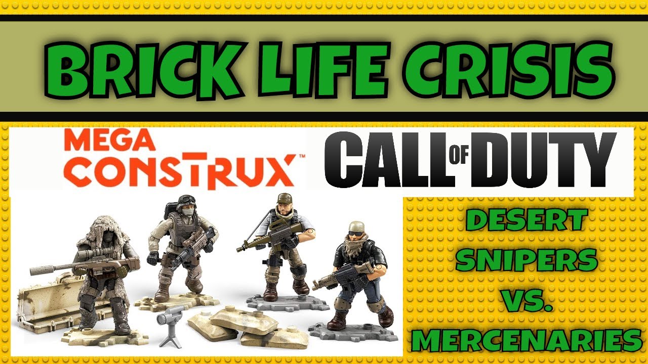 MEGA Construx Call of Duty Desert Snipers Vs Mercenaries 4K
