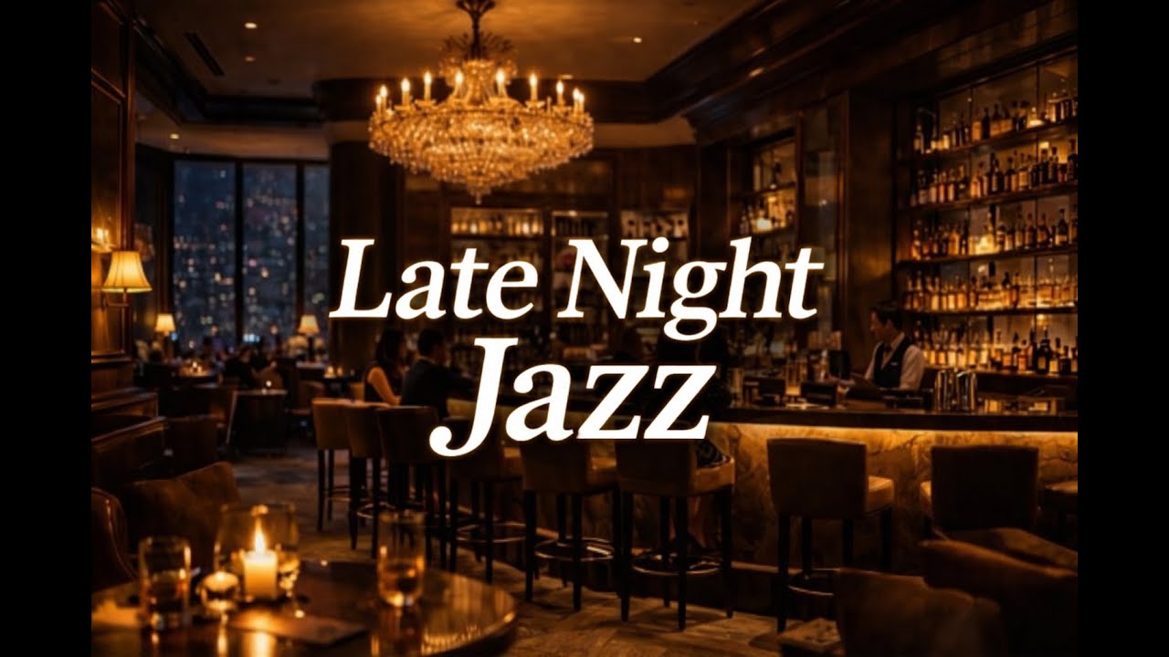 Late Night Jazz Cafe Ambience (3 Hours) | Smooth Jazz Background Music