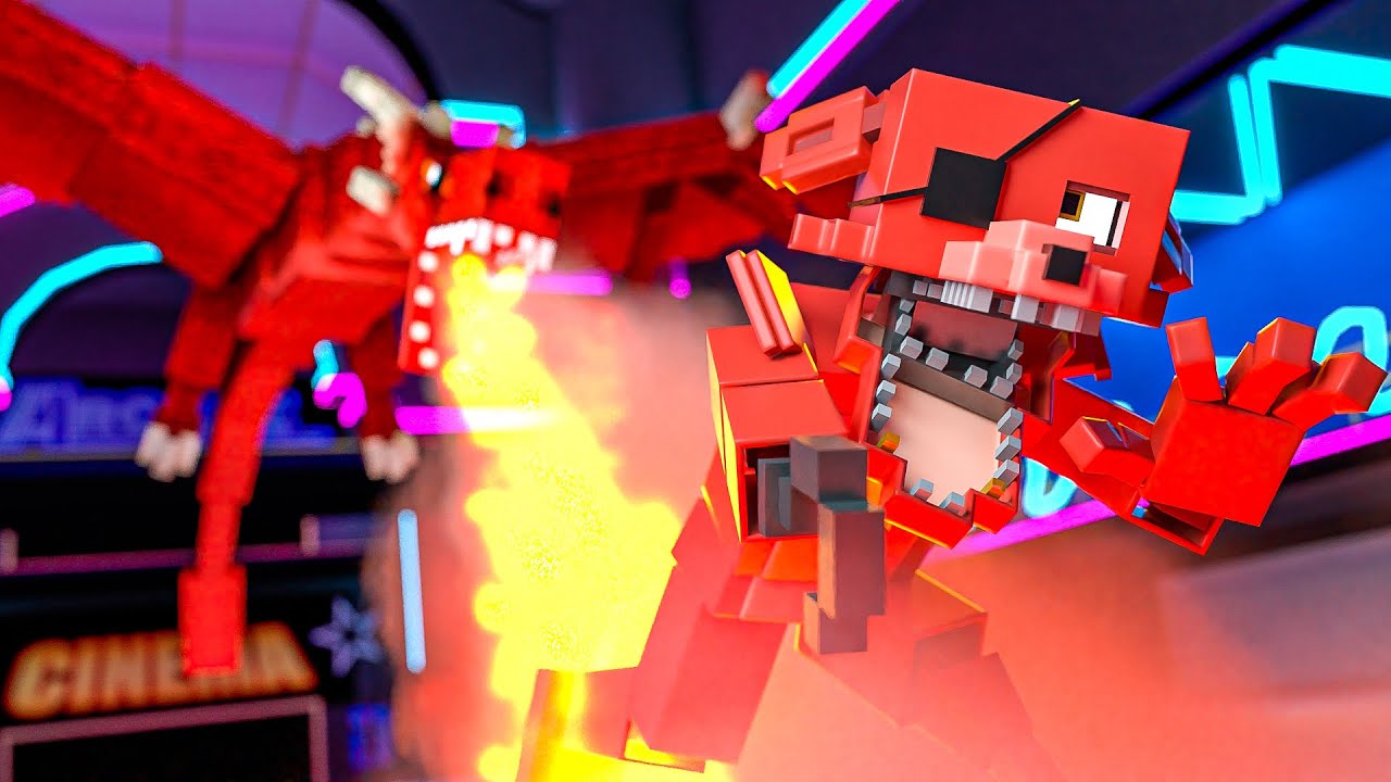 Minecraft FNAF Foxy's quest! Never have I ever (Minecraft Roleplay)