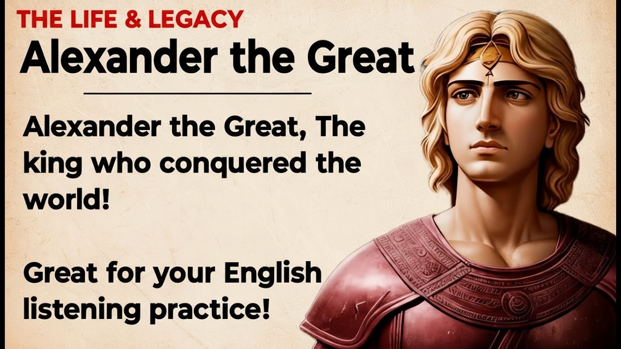 Alexander the Great: Incredible True Story || Learn English Through Story Level 2 🔥 Graded Reader