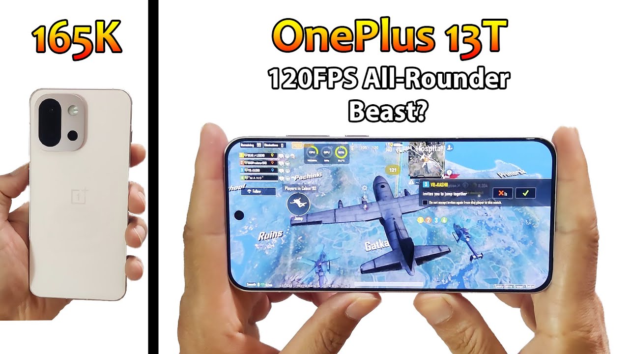 Тест OnePlus 13T PUBG 120 FPS | Нагрев, падение FPS, время автономной работы