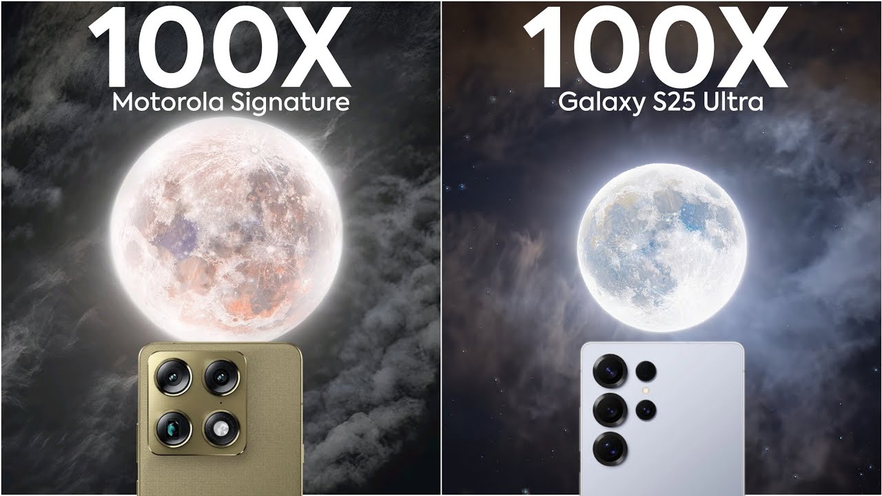 Сравнительный тест функции Live Zoom на Motorola Signature и Samsung S25 Ultra.