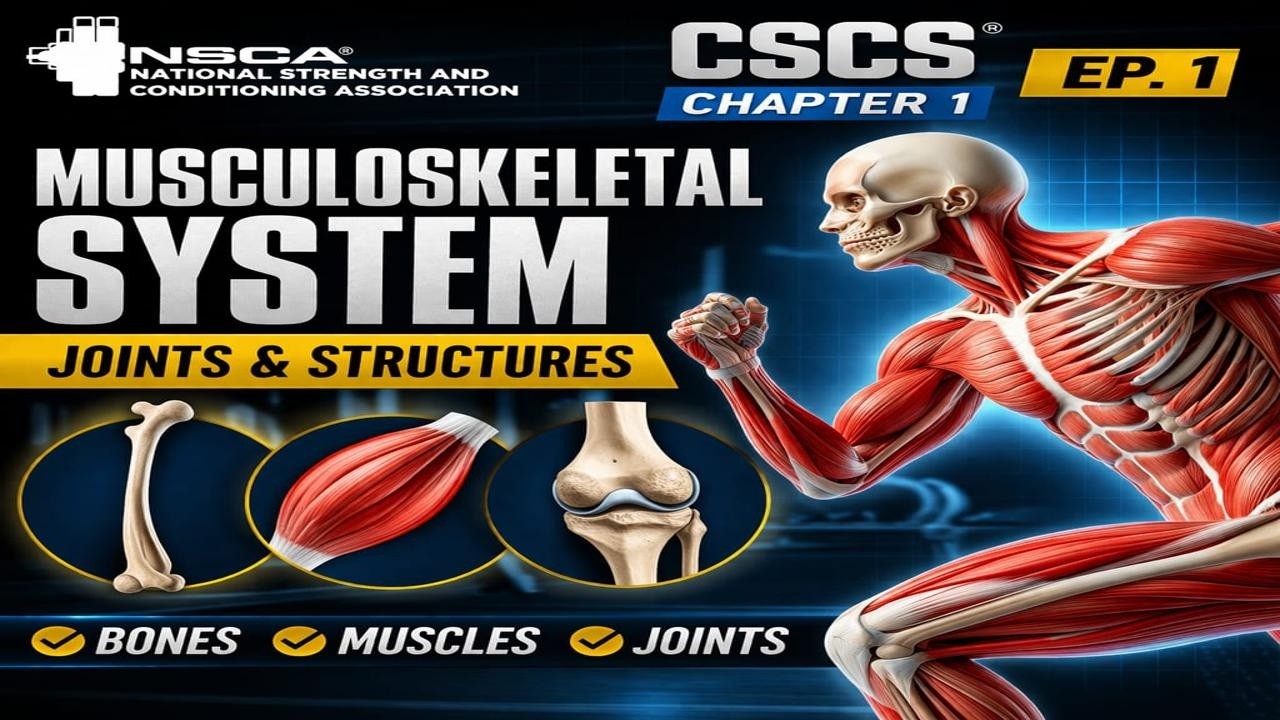 NSCA CSCS Chapter 1 &ndash; Musculoskeletal System | Episode 1