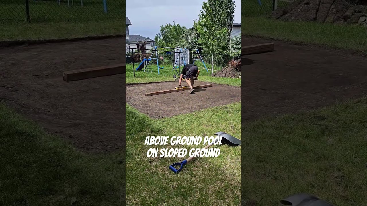 Installing Above Ground Pool..