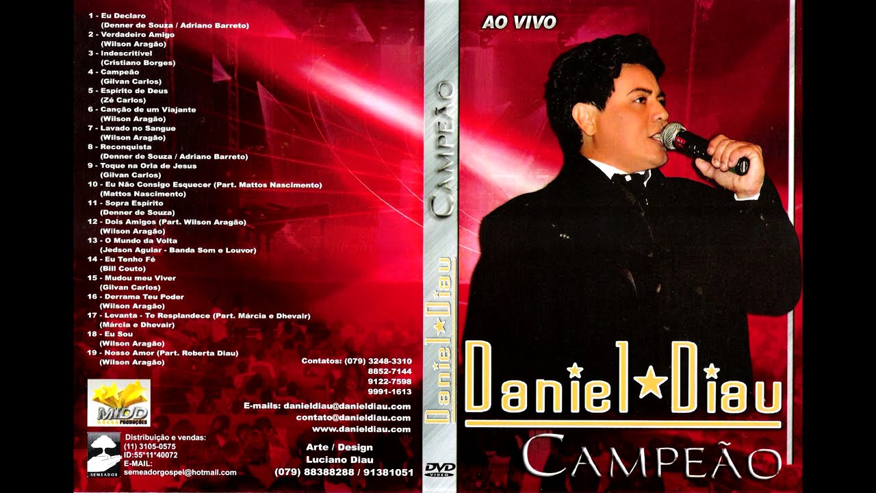 Daniel Diau - Ao Vivo Dvd Campe&atilde;o