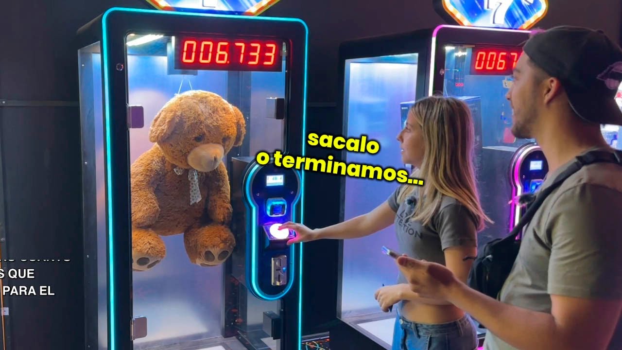 Le intento Ganar un Peluche a MI NOVIA