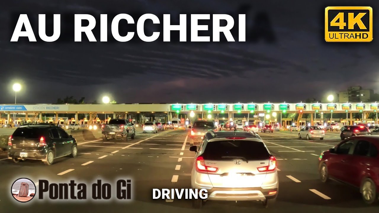 AUTOPISTA RICHIERI desde EZEIZA en 4K #driving TOUR [AREA METROPOLITANA de BUENOS AIRES] ARGENTINA