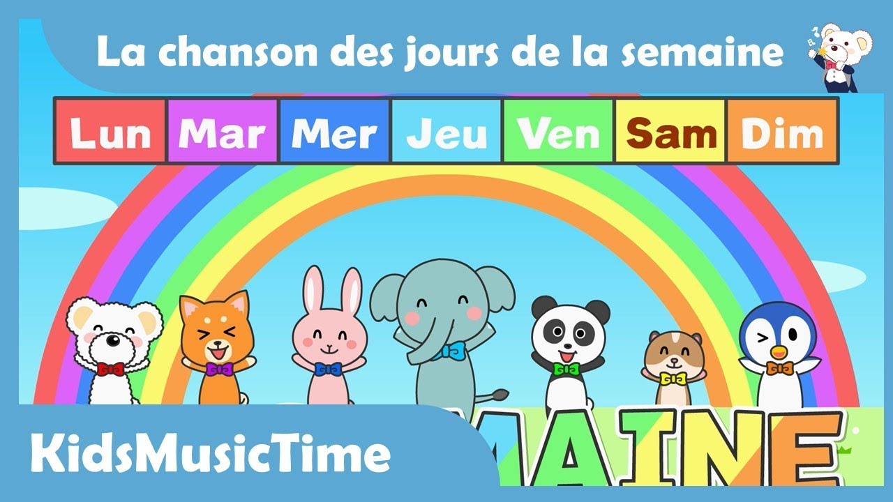 La chanson des jours de la semaine | Comptine pour apprendre les jours de la semaine |