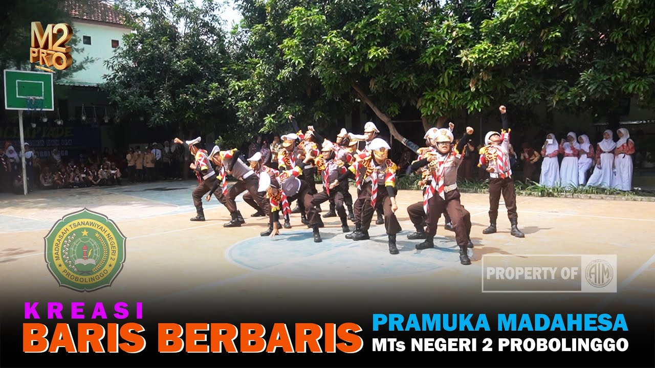 KREASI BARIS BERBARIS PRAMUKA MADAHESA MTs NEGERI 2 PROBOLINGGO DALAM KEGIATAN OMIPA 2025
