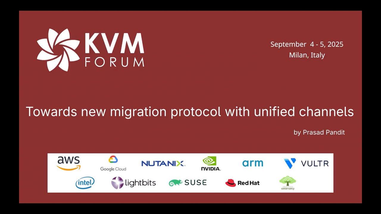 Towards new migration protocol with unified channels by Prasad Pandit