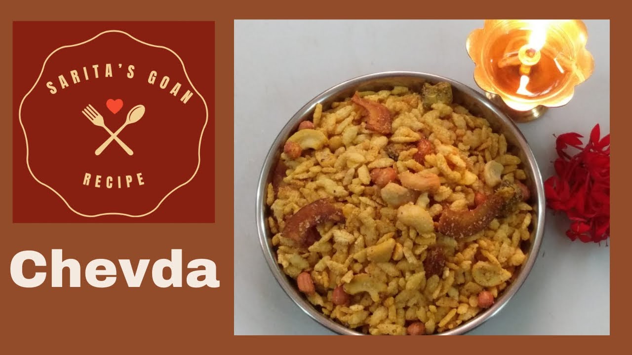 Chivda | पोहे चिवडा | Goan Style Poha Chevda Diwali Special | Sarita's Goan Recipe