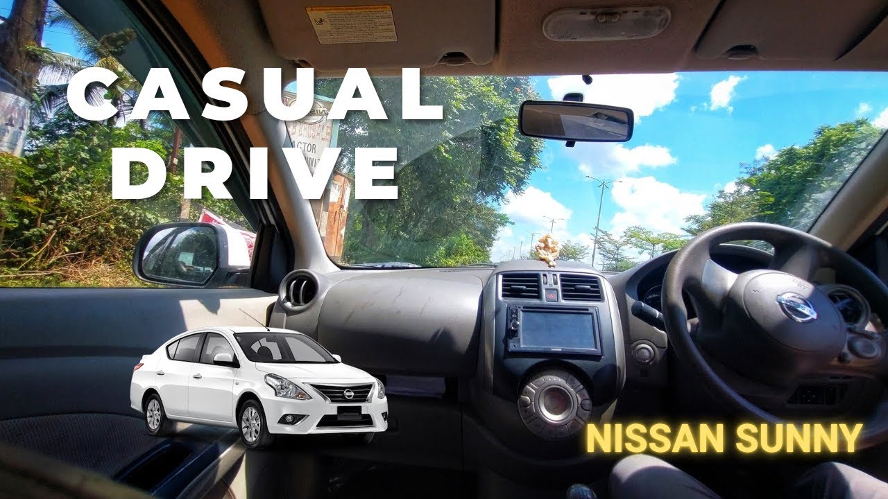 Casual Drive #6 | Golden Hour Drive in My Nissan Sunny 🌇