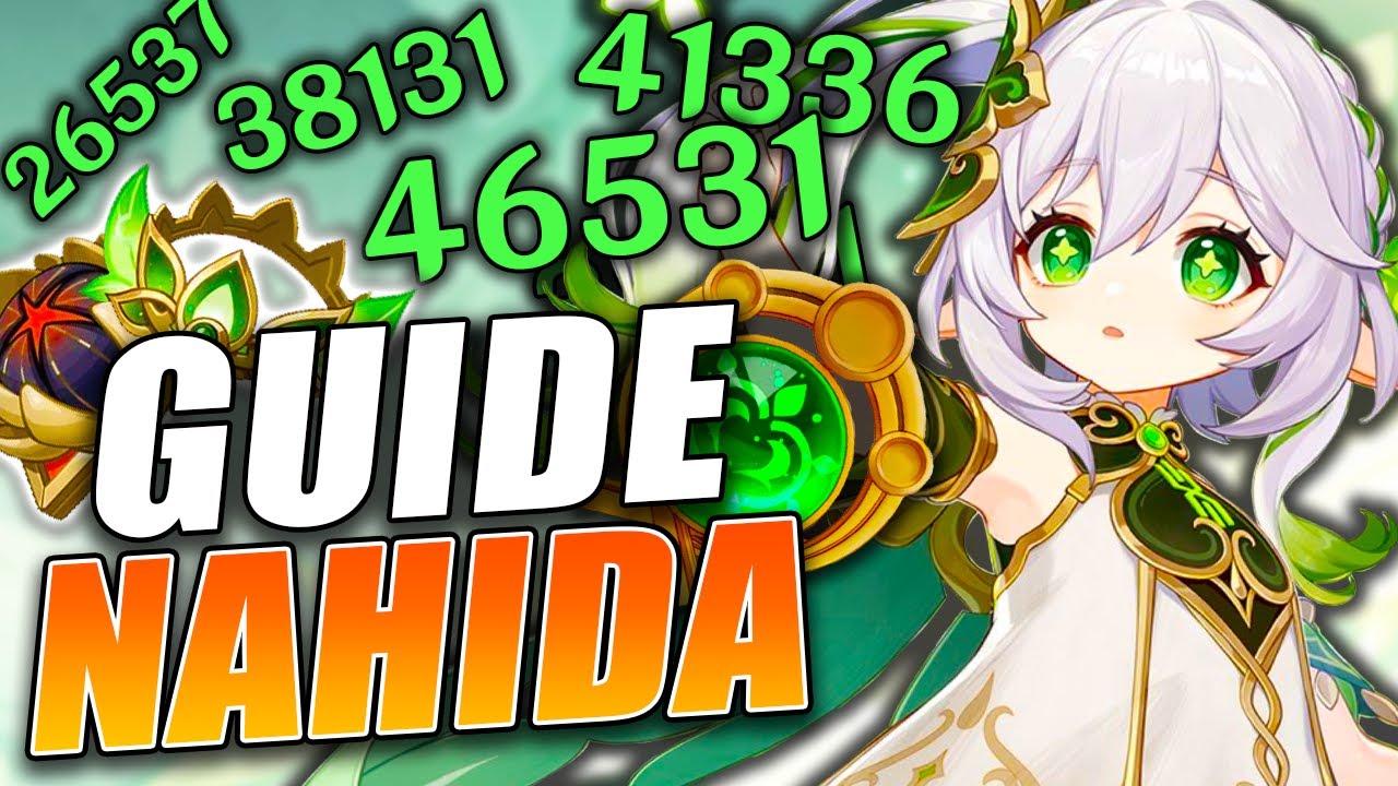 NAHIDA EST INSANE ! GUIDE NAHIDA ! ARTEFACT, TEAM & ARMES ! Genshin Impact FR