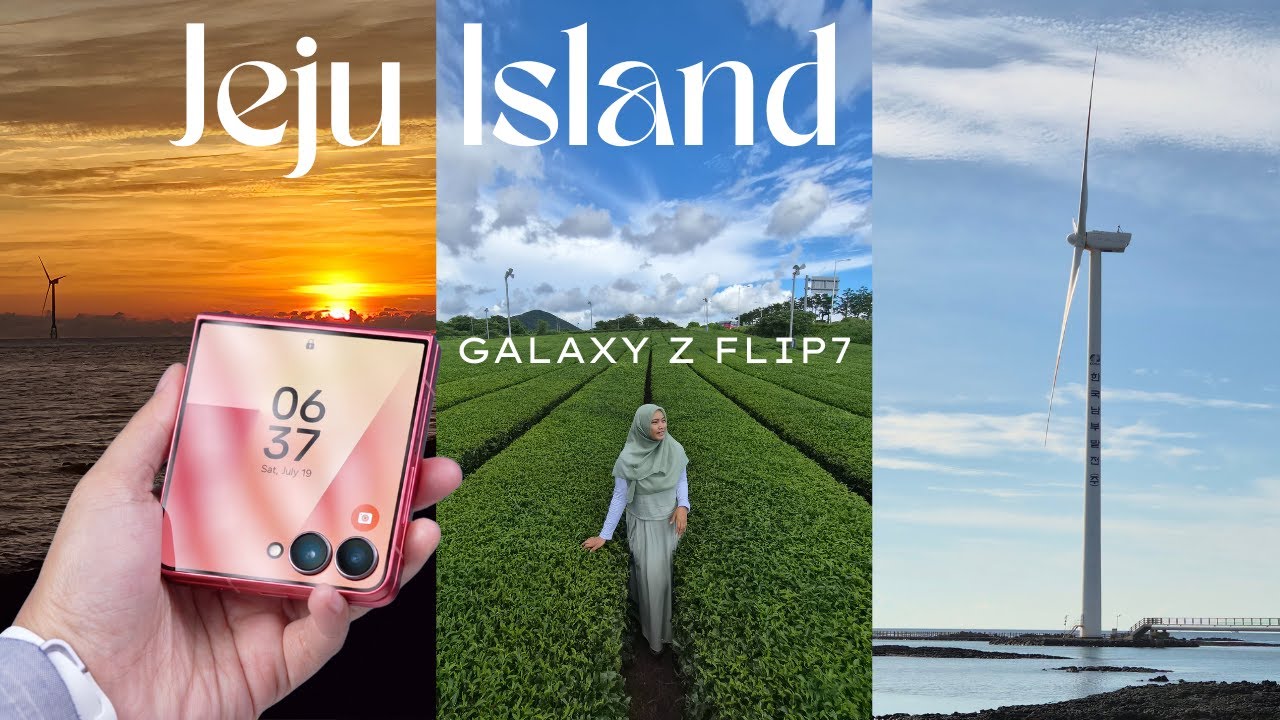 Vlog Jeju Korea - Full Pakai Samsung Galaxy Z Flip7 + Gemini Live