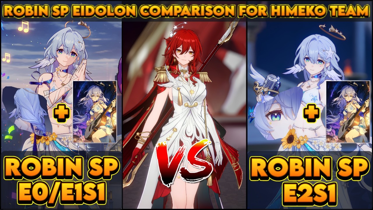 V3 | E0/E1/E2S1 Robin SP Comparison For Himeko &bull; Nova E2S1 Team | New Anomaly Arbitration 4.5