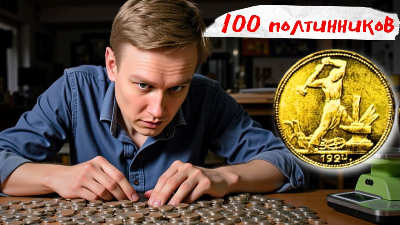 Что несут в скупку: тест 100 серебряных полтинников СССР на подлинность