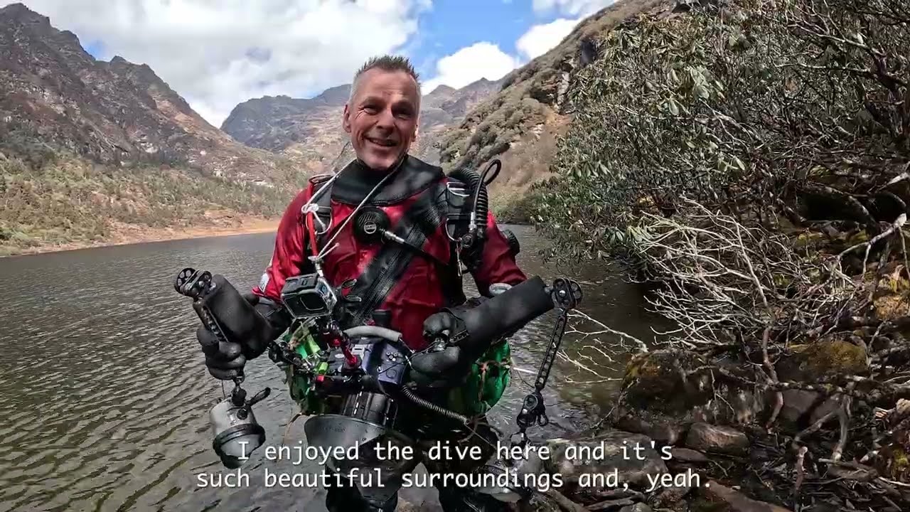 Scuba Diving at 3,870 meters in Bhutan