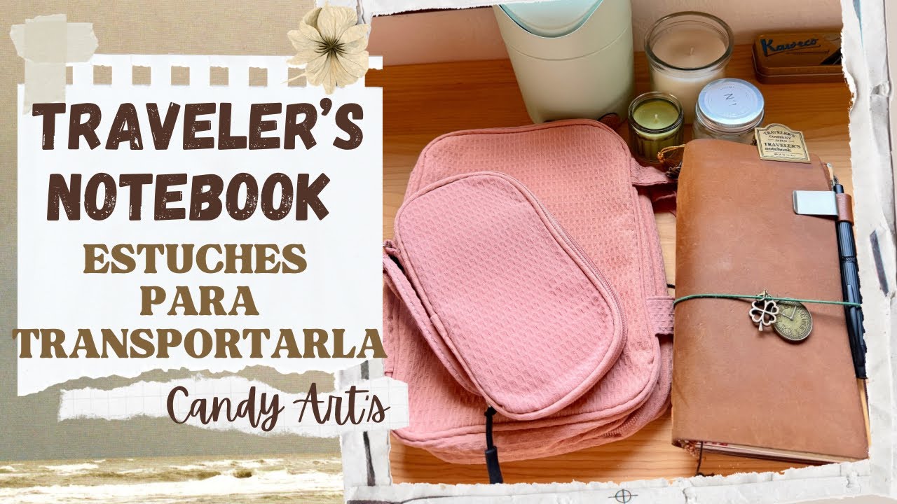 👜✒️🗒️✈️ Accesorios para transportar la TRAVERLER'S NOTEBOOK