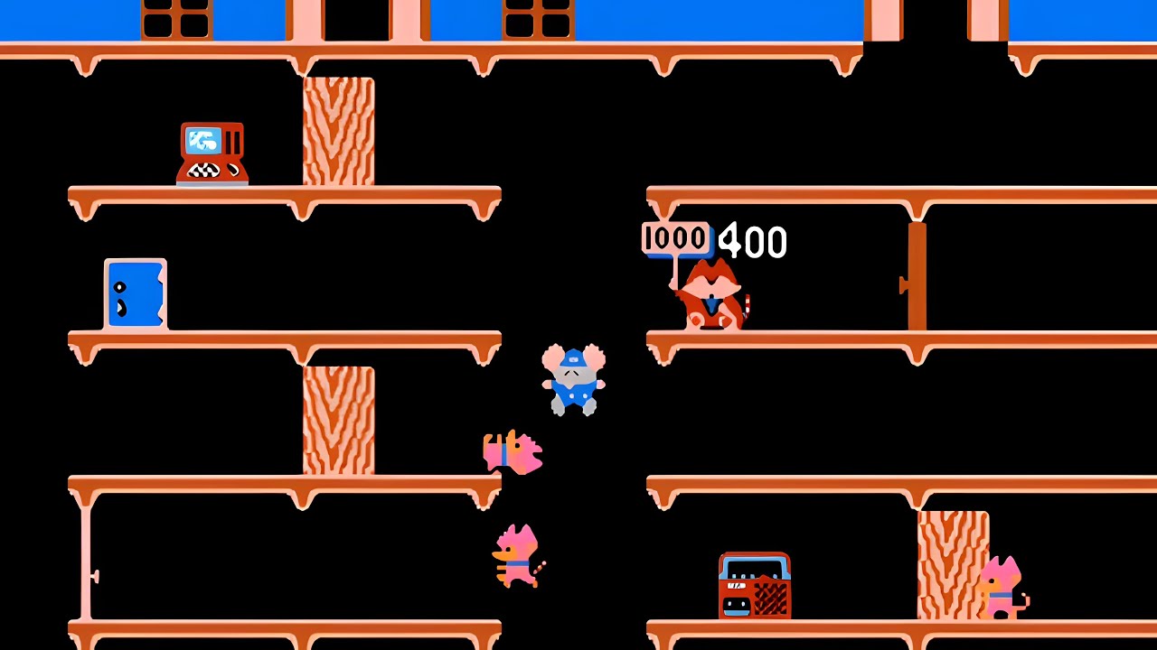 MAPPY 1983 Уровень 24