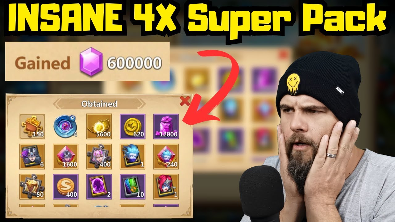 4X Super Pack is INSANE | Castle Clash