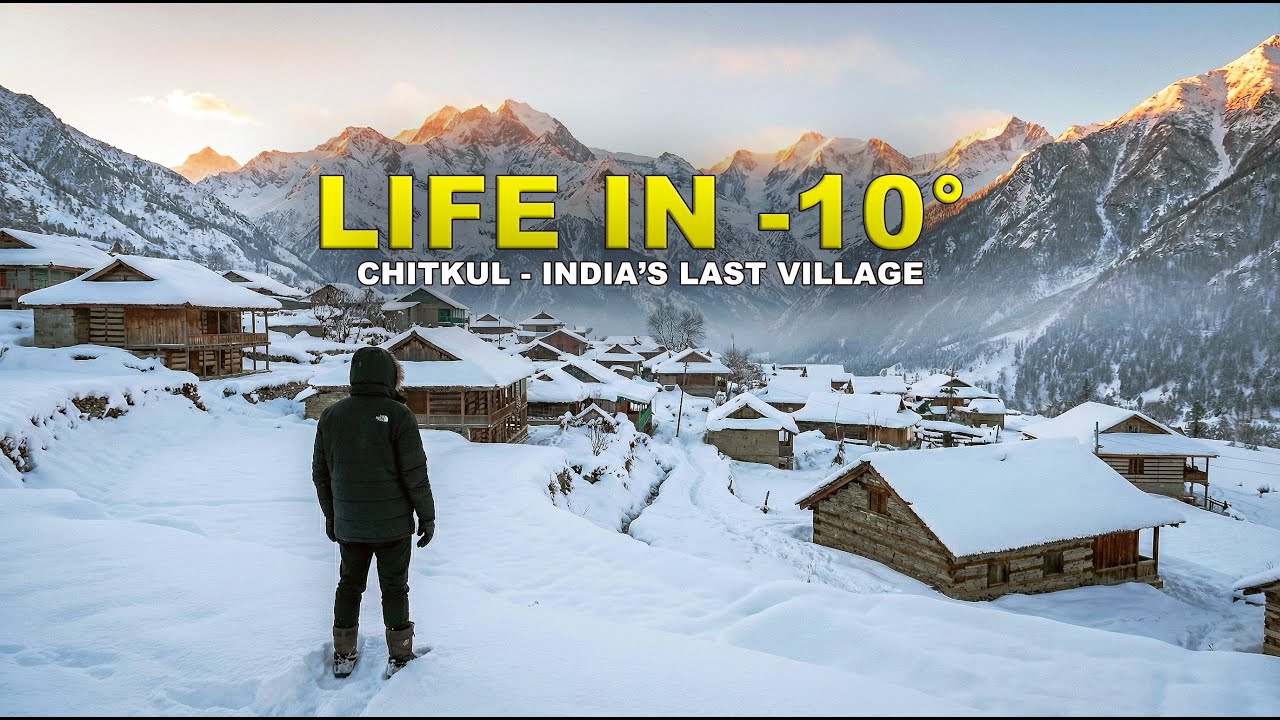 Chitkul in Heavy Snowfall | Life in India’s Last Village | Himbus