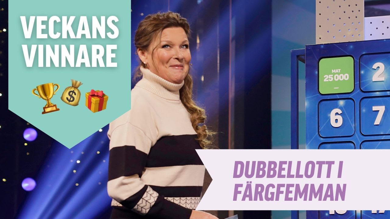 Dubbellott i FärgFemman belönas!