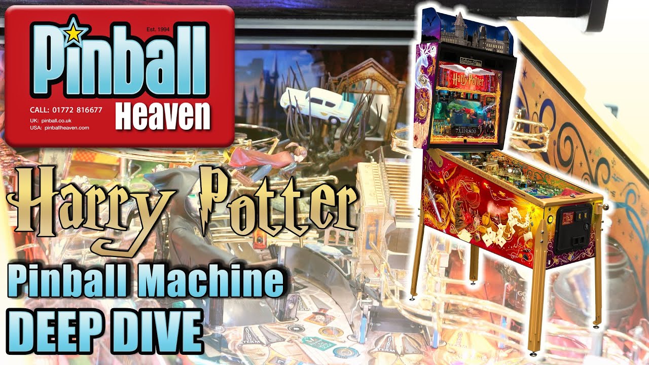 Harry Potter Pinball Machine Pinball Heaven Tour! Upper Playfield, Cabinet & Gameplay Highlights