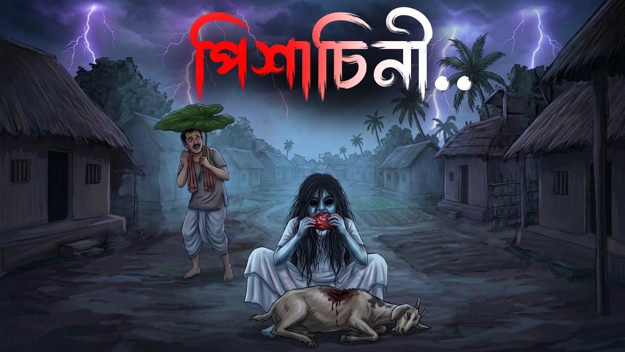 পিশাচিনী | Bhuter Cartoon | Bengali Horror Cartoon | Bangla Bhuter Golpo | Vhuter Cartoon Bhayankar
