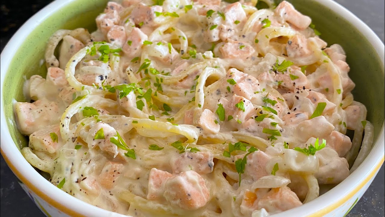 Pasta con Salmón y Vino Blanco | El de las trufas