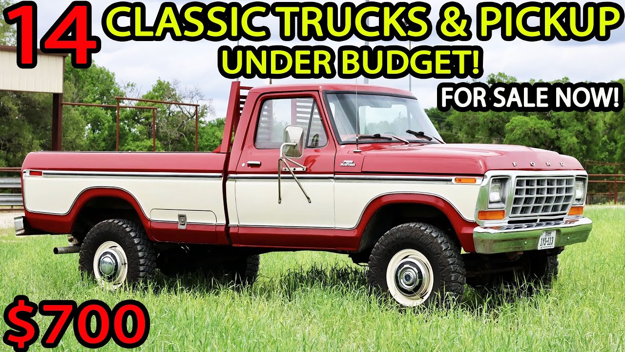 14 Great Looking Classic Trucks for Sale at Affordable Prices!