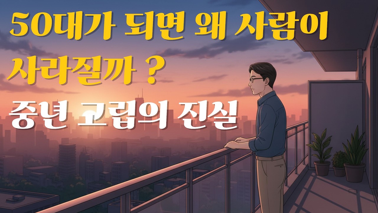 왜 중년에는 비교가 더 힘들어질까? 50대 이후 마음이 지치는 이유 #중년심리  #중년공감