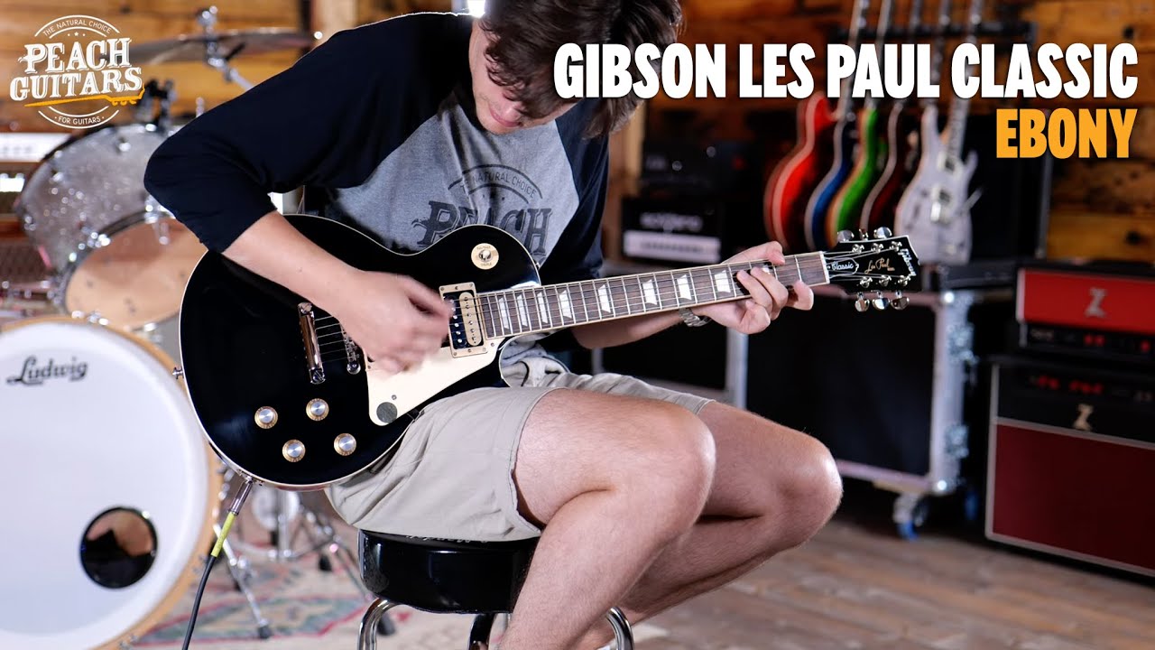 No Talking...Just Tones | Gibson Les Paul Classic - Ebony