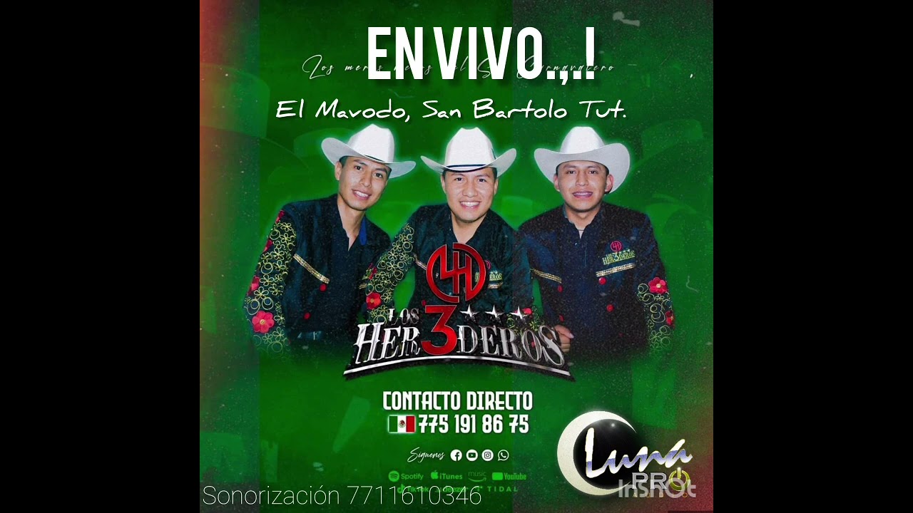 Trío Los Tres Herederos... en vivo desde La fiesta  Capilla de la Niña del Mavodo...
