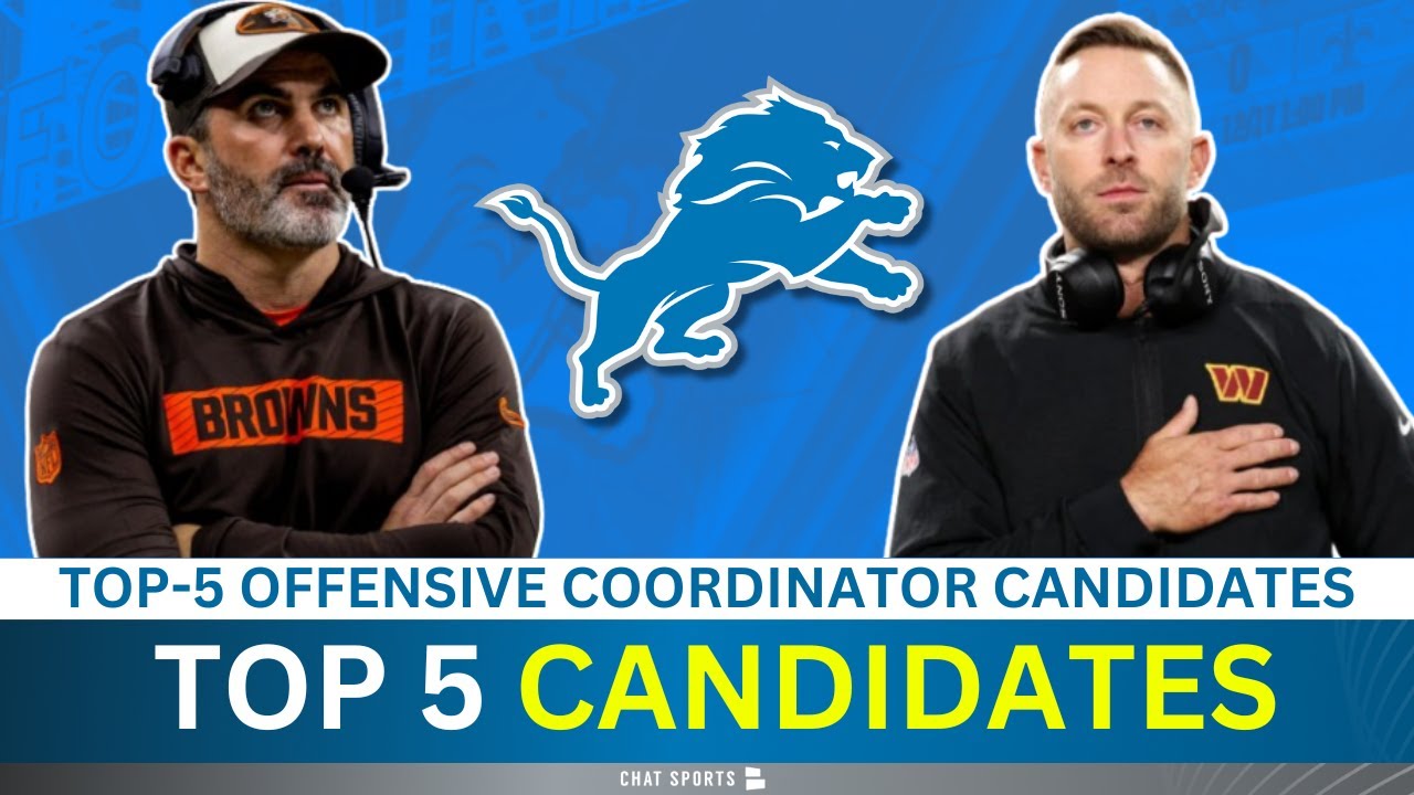Detroit Lions Top-5 Offensive Coordinator Targets After Lions Fire John Morton