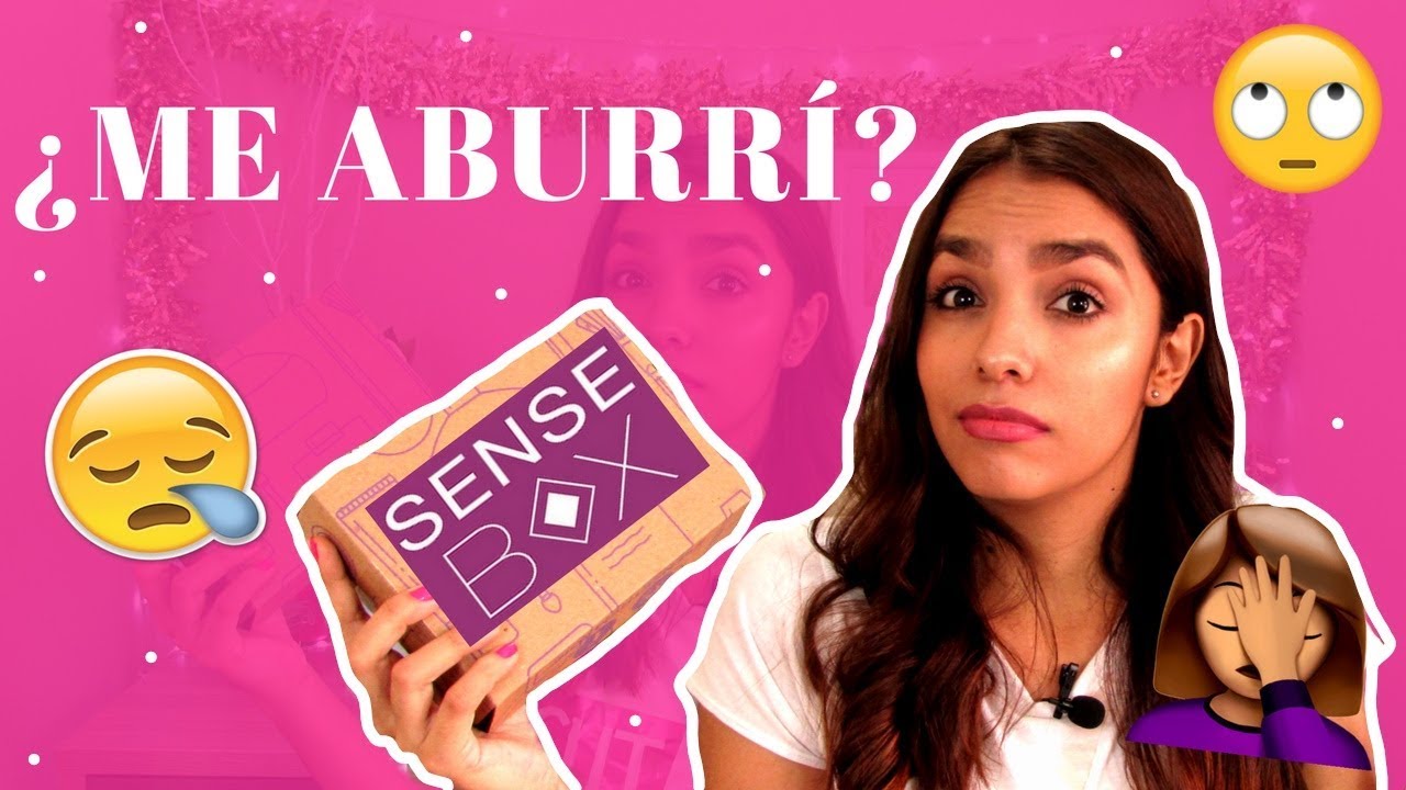 UNBOXING SENSEBOX ABRIL 2018 - Marcela Lince