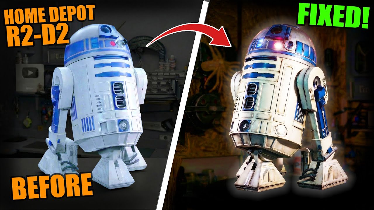 Я исправил всё, что не так с аниматроником R2-D2 от Home Depot